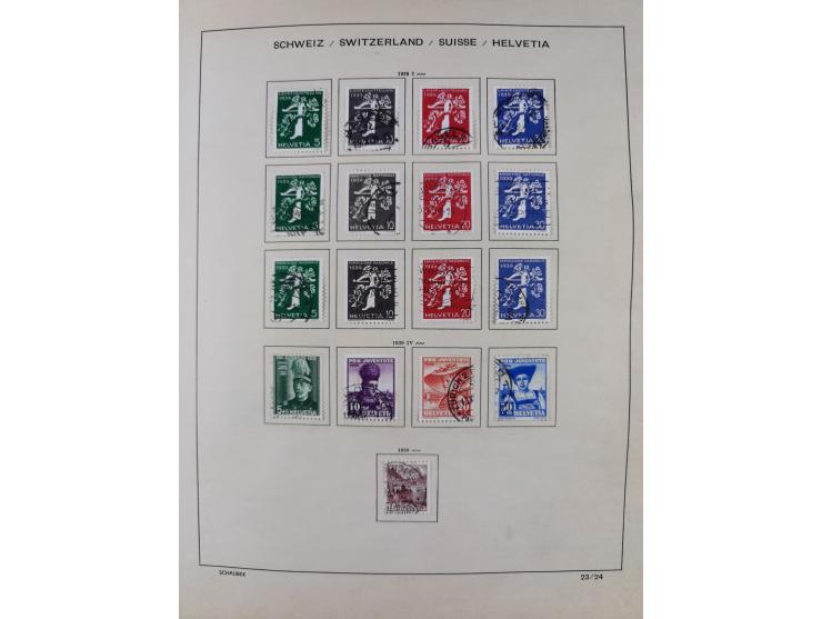 1854/2004, vorwiegend gestempelte Sammlung mit diversen Briefen, ab Strubli mit vielen besseren Werten, dabei Mi.-Nr. I-II, B