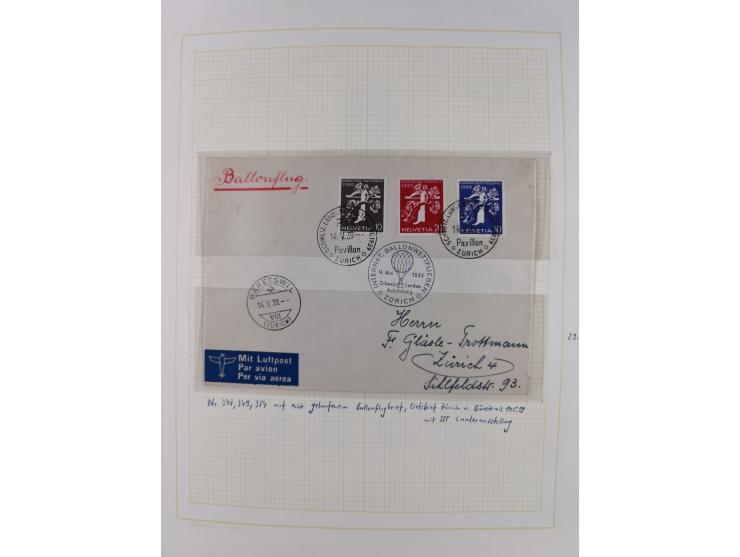 1854/2004, vorwiegend gestempelte Sammlung mit diversen Briefen, ab Strubli mit vielen besseren Werten, dabei Mi.-Nr. I-II, B