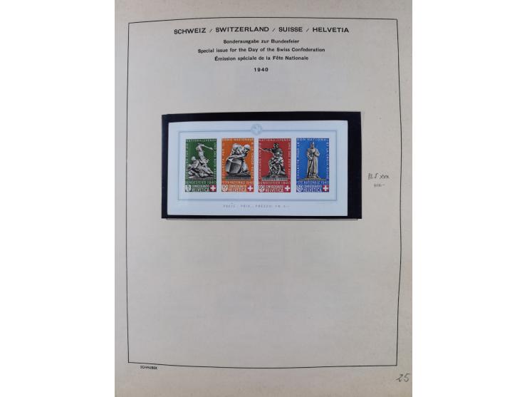 1854/2004, vorwiegend gestempelte Sammlung mit diversen Briefen, ab Strubli mit vielen besseren Werten, dabei Mi.-Nr. I-II, B