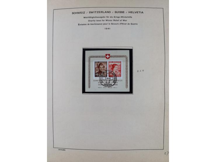 1854/2004, vorwiegend gestempelte Sammlung mit diversen Briefen, ab Strubli mit vielen besseren Werten, dabei Mi.-Nr. I-II, B