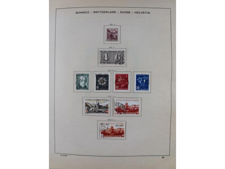 1854/2004, vorwiegend gestempelte Sammlung mit diversen Briefen, ab Strubli mit vielen besseren Werten, dabei Mi.-Nr. I-II, B