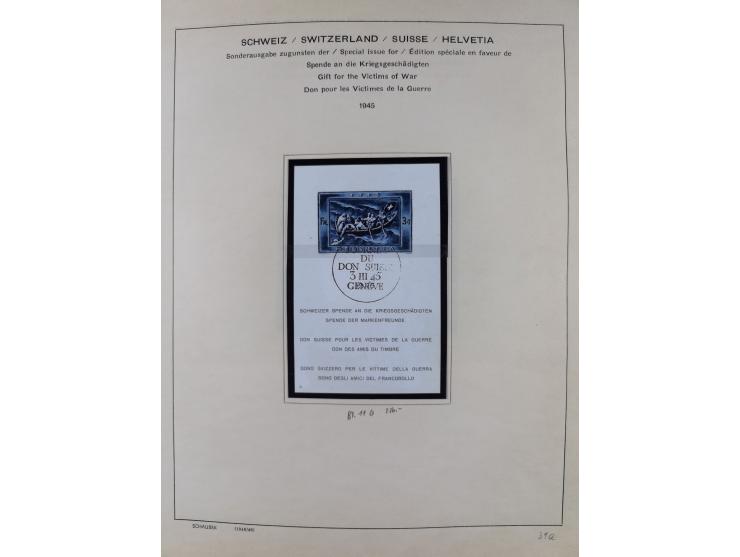 1854/2004, vorwiegend gestempelte Sammlung mit diversen Briefen, ab Strubli mit vielen besseren Werten, dabei Mi.-Nr. I-II, B