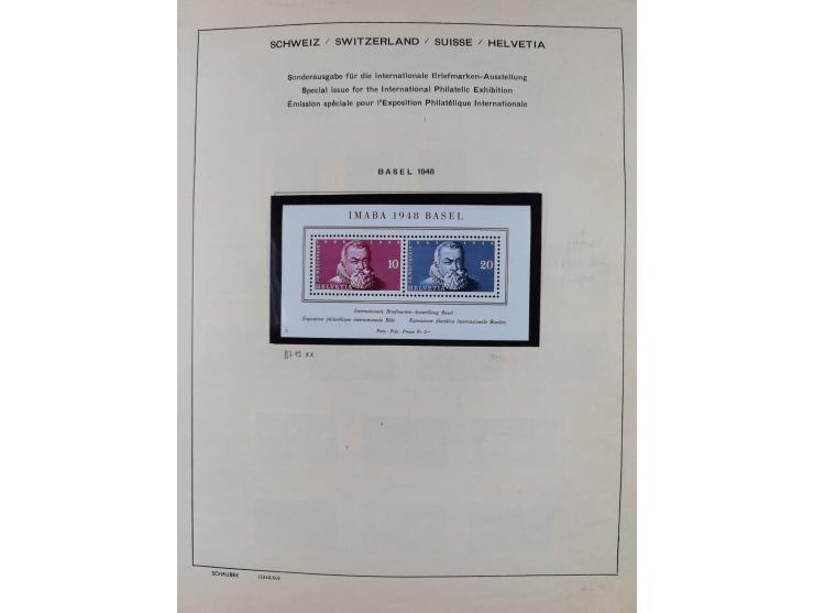 1854/2004, vorwiegend gestempelte Sammlung mit diversen Briefen, ab Strubli mit vielen besseren Werten, dabei Mi.-Nr. I-II, B