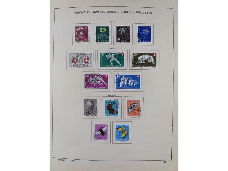 1854/2004, vorwiegend gestempelte Sammlung mit diversen Briefen, ab Strubli mit vielen besseren Werten, dabei Mi.-Nr. I-II, B