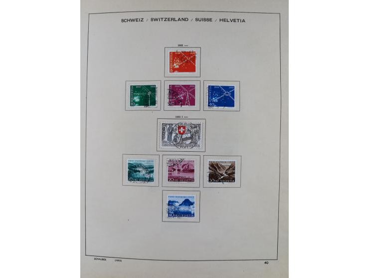 1854/2004, vorwiegend gestempelte Sammlung mit diversen Briefen, ab Strubli mit vielen besseren Werten, dabei Mi.-Nr. I-II, B