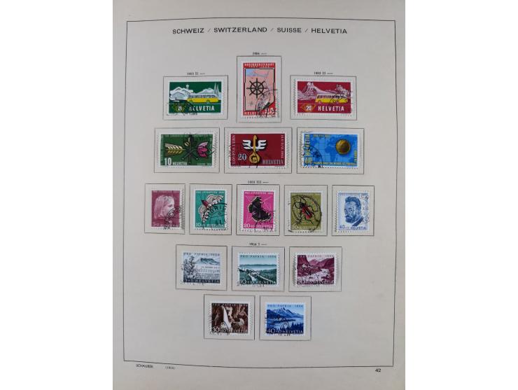 1854/2004, vorwiegend gestempelte Sammlung mit diversen Briefen, ab Strubli mit vielen besseren Werten, dabei Mi.-Nr. I-II, B