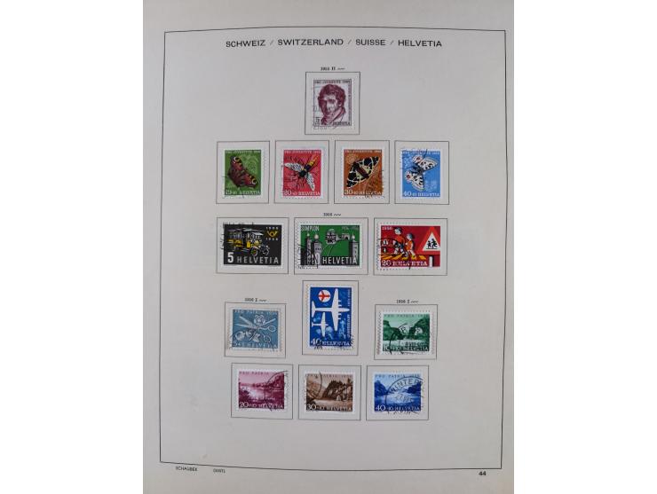 1854/2004, vorwiegend gestempelte Sammlung mit diversen Briefen, ab Strubli mit vielen besseren Werten, dabei Mi.-Nr. I-II, B