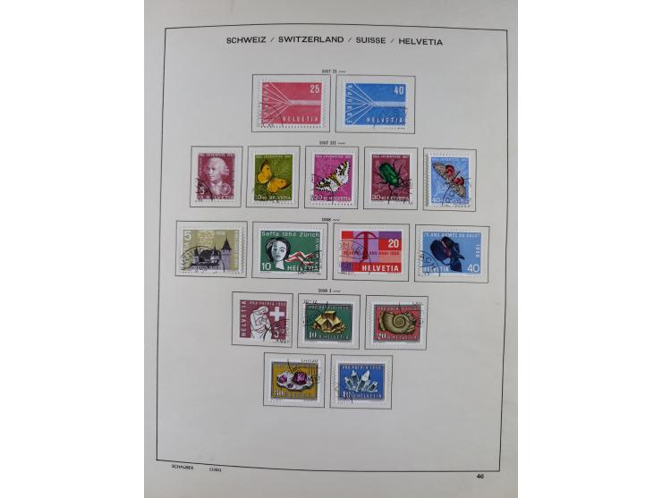 1854/2004, vorwiegend gestempelte Sammlung mit diversen Briefen, ab Strubli mit vielen besseren Werten, dabei Mi.-Nr. I-II, B