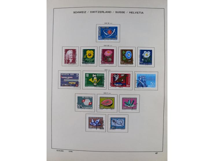 1854/2004, vorwiegend gestempelte Sammlung mit diversen Briefen, ab Strubli mit vielen besseren Werten, dabei Mi.-Nr. I-II, B