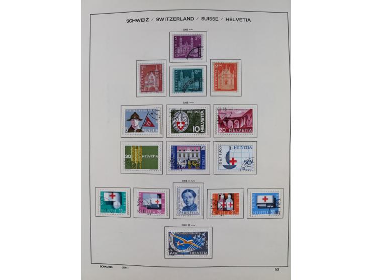 1854/2004, vorwiegend gestempelte Sammlung mit diversen Briefen, ab Strubli mit vielen besseren Werten, dabei Mi.-Nr. I-II, B