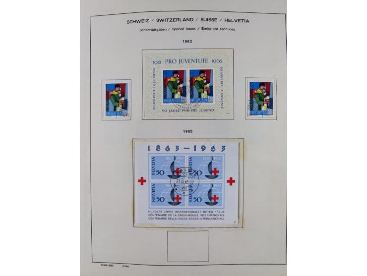 1854/2004, vorwiegend gestempelte Sammlung mit diversen Briefen, ab Strubli mit vielen besseren Werten, dabei Mi.-Nr. I-II, B