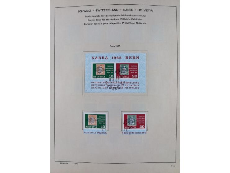 1854/2004, vorwiegend gestempelte Sammlung mit diversen Briefen, ab Strubli mit vielen besseren Werten, dabei Mi.-Nr. I-II, B