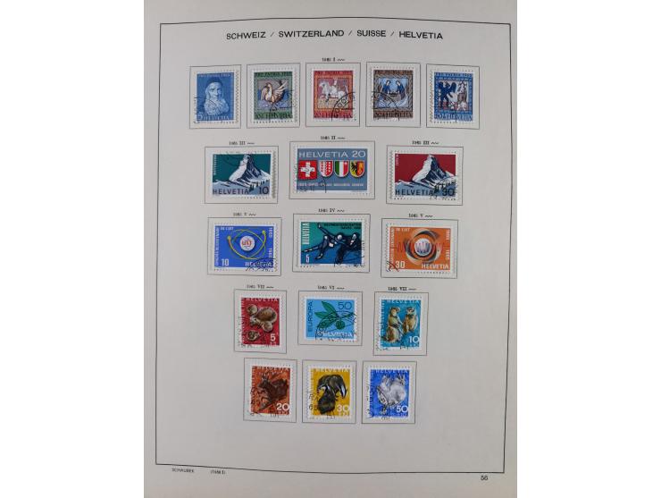 1854/2004, vorwiegend gestempelte Sammlung mit diversen Briefen, ab Strubli mit vielen besseren Werten, dabei Mi.-Nr. I-II, B