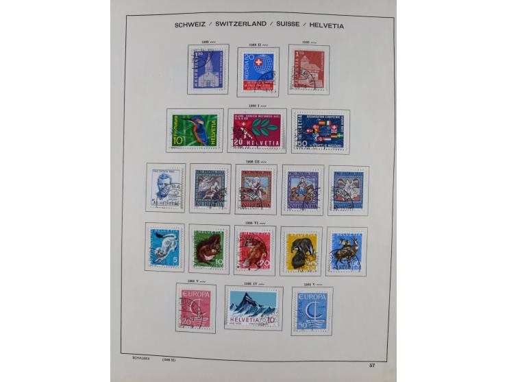 1854/2004, vorwiegend gestempelte Sammlung mit diversen Briefen, ab Strubli mit vielen besseren Werten, dabei Mi.-Nr. I-II, B