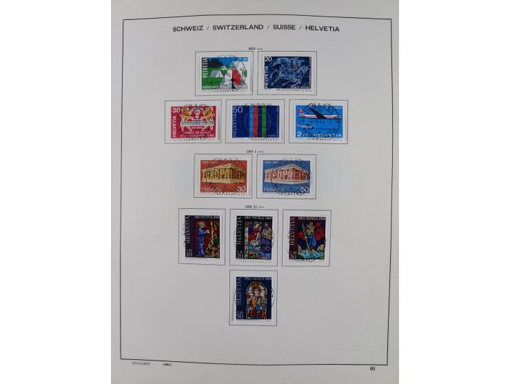 1854/2004, vorwiegend gestempelte Sammlung mit diversen Briefen, ab Strubli mit vielen besseren Werten, dabei Mi.-Nr. I-II, B