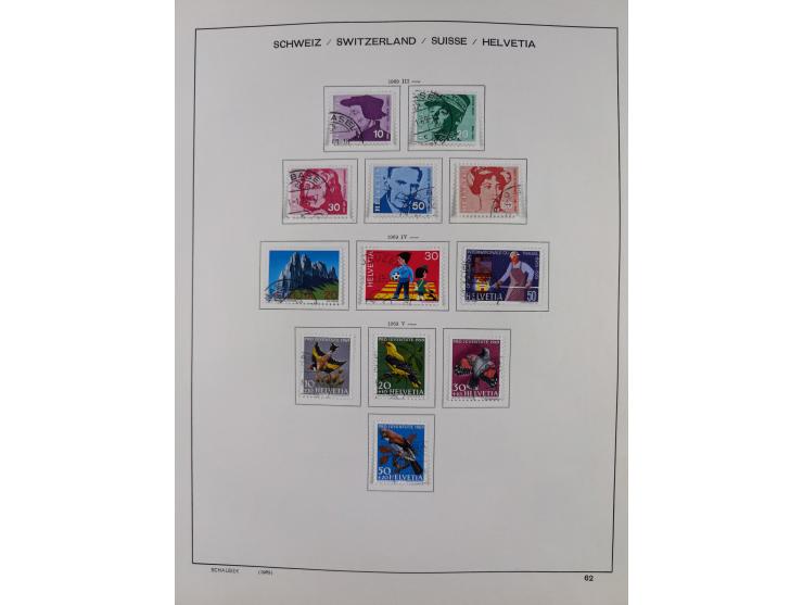 1854/2004, vorwiegend gestempelte Sammlung mit diversen Briefen, ab Strubli mit vielen besseren Werten, dabei Mi.-Nr. I-II, B