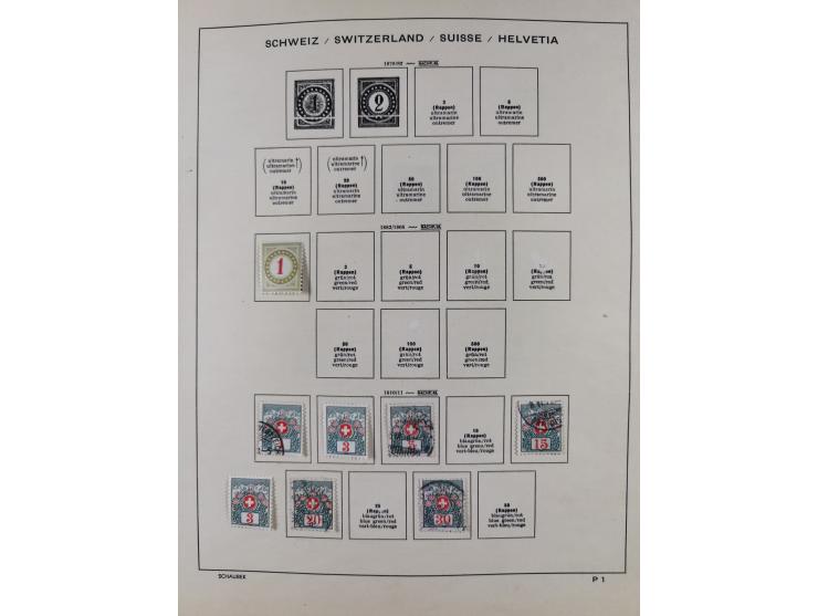 1854/2004, vorwiegend gestempelte Sammlung mit diversen Briefen, ab Strubli mit vielen besseren Werten, dabei Mi.-Nr. I-II, B