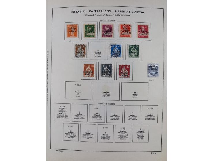 1854/2004, vorwiegend gestempelte Sammlung mit diversen Briefen, ab Strubli mit vielen besseren Werten, dabei Mi.-Nr. I-II, B