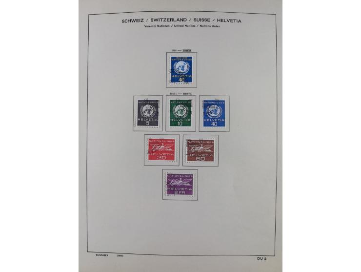 1854/2004, vorwiegend gestempelte Sammlung mit diversen Briefen, ab Strubli mit vielen besseren Werten, dabei Mi.-Nr. I-II, B