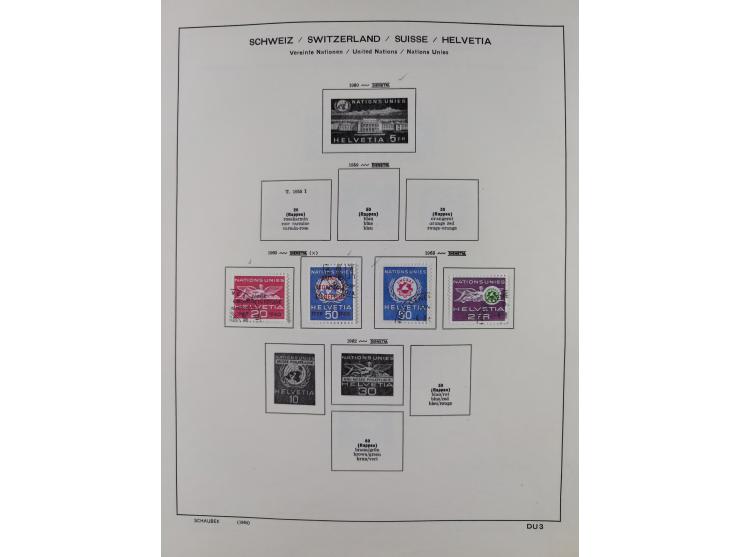 1854/2004, vorwiegend gestempelte Sammlung mit diversen Briefen, ab Strubli mit vielen besseren Werten, dabei Mi.-Nr. I-II, B