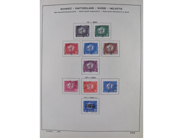 1854/2004, vorwiegend gestempelte Sammlung mit diversen Briefen, ab Strubli mit vielen besseren Werten, dabei Mi.-Nr. I-II, B