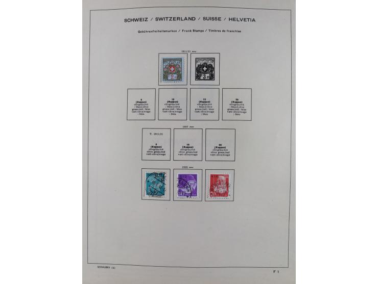 1854/2004, vorwiegend gestempelte Sammlung mit diversen Briefen, ab Strubli mit vielen besseren Werten, dabei Mi.-Nr. I-II, B