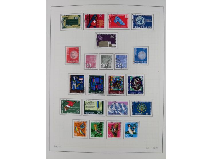 1854/2004, vorwiegend gestempelte Sammlung mit diversen Briefen, ab Strubli mit vielen besseren Werten, dabei Mi.-Nr. I-II, B