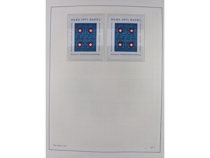 1854/2004, vorwiegend gestempelte Sammlung mit diversen Briefen, ab Strubli mit vielen besseren Werten, dabei Mi.-Nr. I-II, B