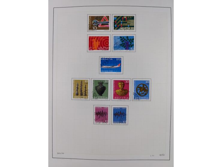 1854/2004, vorwiegend gestempelte Sammlung mit diversen Briefen, ab Strubli mit vielen besseren Werten, dabei Mi.-Nr. I-II, B