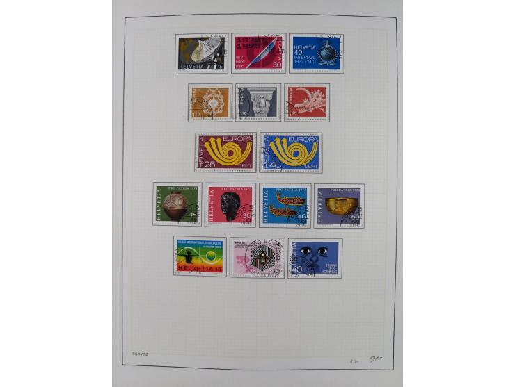 1854/2004, vorwiegend gestempelte Sammlung mit diversen Briefen, ab Strubli mit vielen besseren Werten, dabei Mi.-Nr. I-II, B