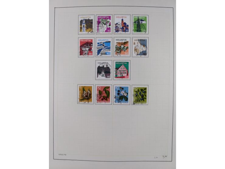 1854/2004, vorwiegend gestempelte Sammlung mit diversen Briefen, ab Strubli mit vielen besseren Werten, dabei Mi.-Nr. I-II, B