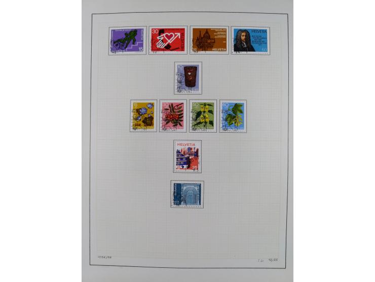 1854/2004, vorwiegend gestempelte Sammlung mit diversen Briefen, ab Strubli mit vielen besseren Werten, dabei Mi.-Nr. I-II, B