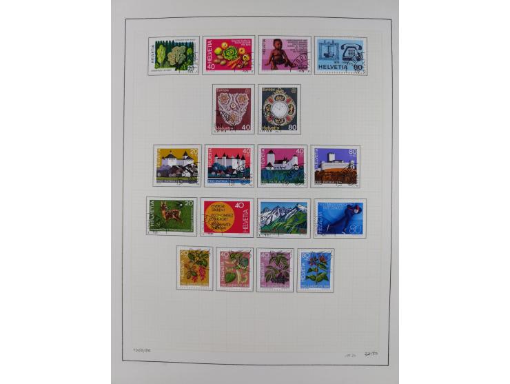 1854/2004, vorwiegend gestempelte Sammlung mit diversen Briefen, ab Strubli mit vielen besseren Werten, dabei Mi.-Nr. I-II, B