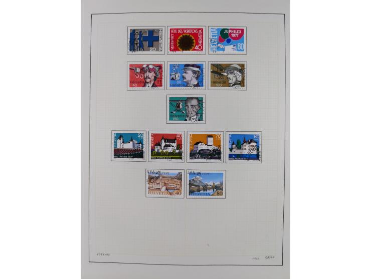 1854/2004, vorwiegend gestempelte Sammlung mit diversen Briefen, ab Strubli mit vielen besseren Werten, dabei Mi.-Nr. I-II, B