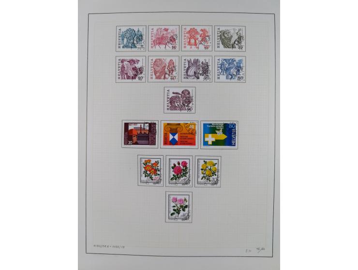 1854/2004, vorwiegend gestempelte Sammlung mit diversen Briefen, ab Strubli mit vielen besseren Werten, dabei Mi.-Nr. I-II, B