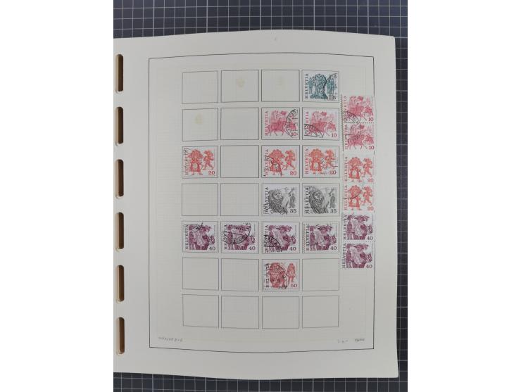 1854/2004, vorwiegend gestempelte Sammlung mit diversen Briefen, ab Strubli mit vielen besseren Werten, dabei Mi.-Nr. I-II, B