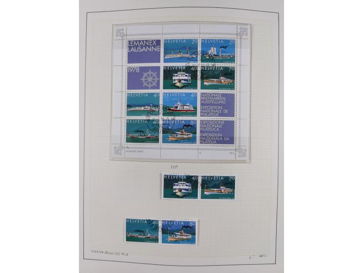 1854/2004, vorwiegend gestempelte Sammlung mit diversen Briefen, ab Strubli mit vielen besseren Werten, dabei Mi.-Nr. I-II, B