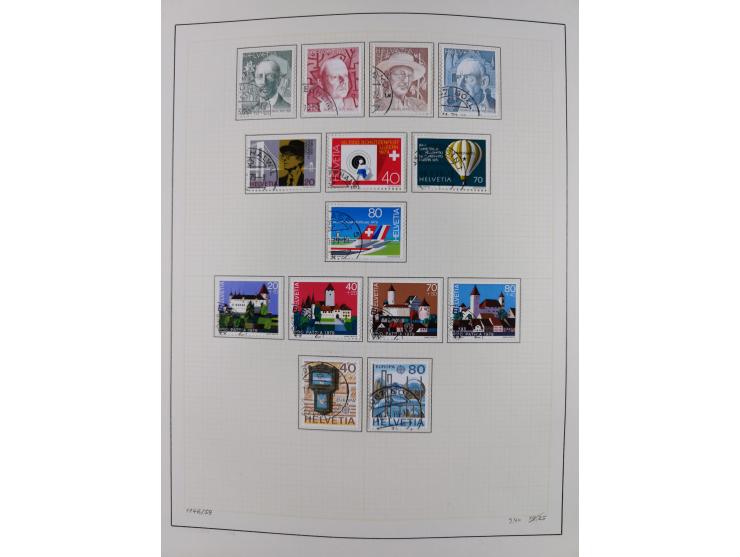 1854/2004, vorwiegend gestempelte Sammlung mit diversen Briefen, ab Strubli mit vielen besseren Werten, dabei Mi.-Nr. I-II, B