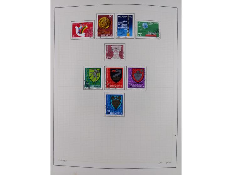 1854/2004, vorwiegend gestempelte Sammlung mit diversen Briefen, ab Strubli mit vielen besseren Werten, dabei Mi.-Nr. I-II, B