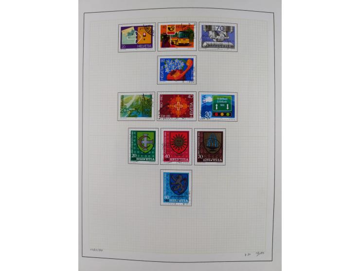 1854/2004, vorwiegend gestempelte Sammlung mit diversen Briefen, ab Strubli mit vielen besseren Werten, dabei Mi.-Nr. I-II, B