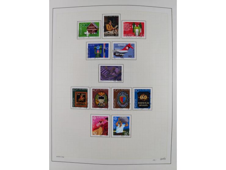 1854/2004, vorwiegend gestempelte Sammlung mit diversen Briefen, ab Strubli mit vielen besseren Werten, dabei Mi.-Nr. I-II, B