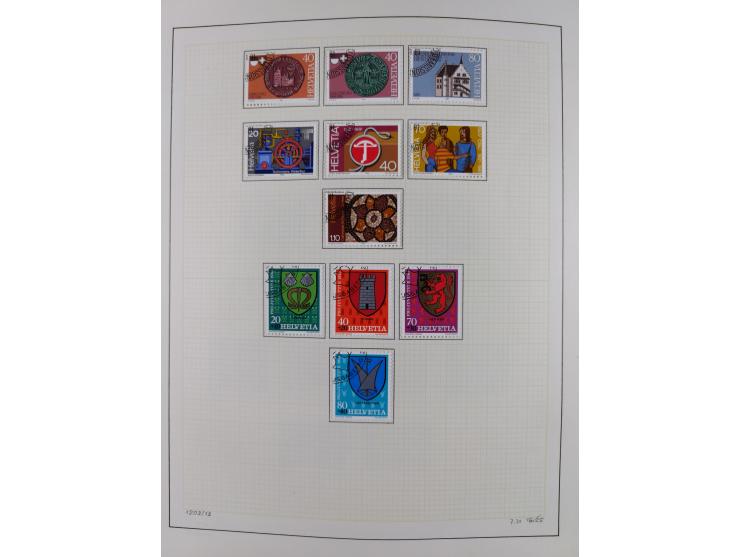 1854/2004, vorwiegend gestempelte Sammlung mit diversen Briefen, ab Strubli mit vielen besseren Werten, dabei Mi.-Nr. I-II, B