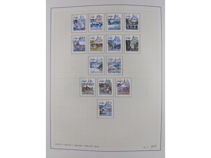 1854/2004, vorwiegend gestempelte Sammlung mit diversen Briefen, ab Strubli mit vielen besseren Werten, dabei Mi.-Nr. I-II, B