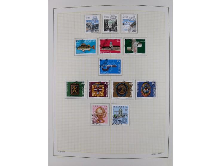 1854/2004, vorwiegend gestempelte Sammlung mit diversen Briefen, ab Strubli mit vielen besseren Werten, dabei Mi.-Nr. I-II, B