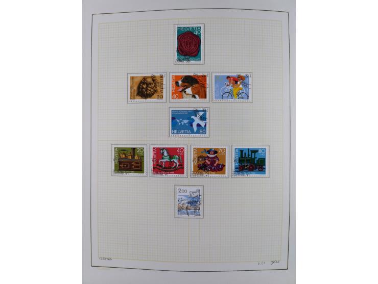 1854/2004, vorwiegend gestempelte Sammlung mit diversen Briefen, ab Strubli mit vielen besseren Werten, dabei Mi.-Nr. I-II, B