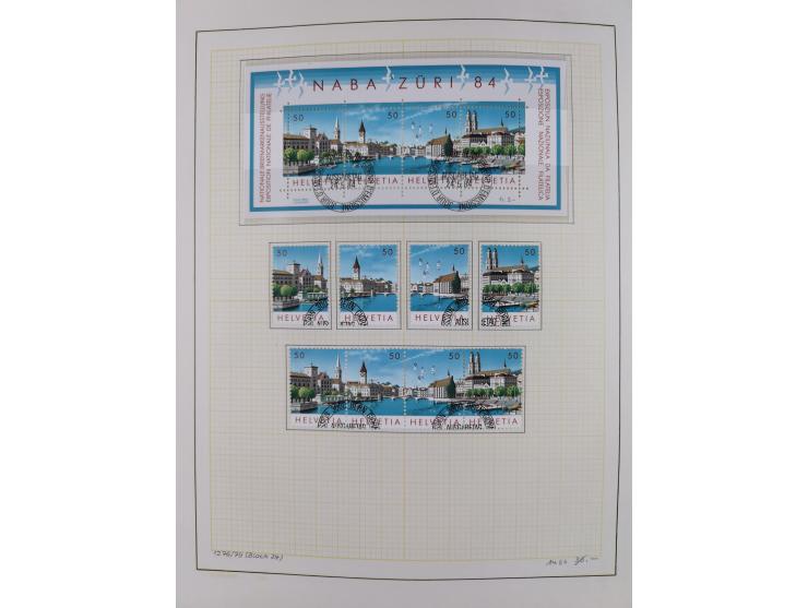 1854/2004, vorwiegend gestempelte Sammlung mit diversen Briefen, ab Strubli mit vielen besseren Werten, dabei Mi.-Nr. I-II, B