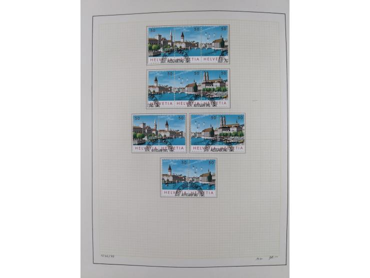 1854/2004, vorwiegend gestempelte Sammlung mit diversen Briefen, ab Strubli mit vielen besseren Werten, dabei Mi.-Nr. I-II, B