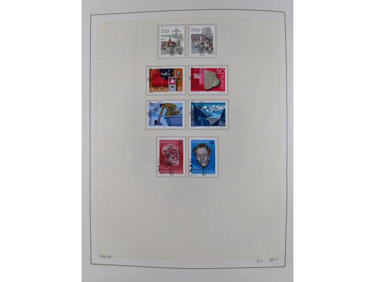 1854/2004, vorwiegend gestempelte Sammlung mit diversen Briefen, ab Strubli mit vielen besseren Werten, dabei Mi.-Nr. I-II, B