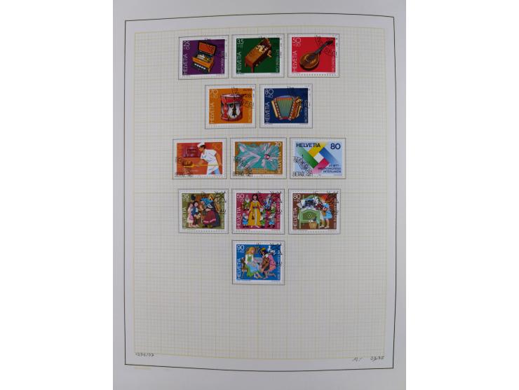 1854/2004, vorwiegend gestempelte Sammlung mit diversen Briefen, ab Strubli mit vielen besseren Werten, dabei Mi.-Nr. I-II, B