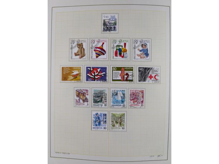 1854/2004, vorwiegend gestempelte Sammlung mit diversen Briefen, ab Strubli mit vielen besseren Werten, dabei Mi.-Nr. I-II, B